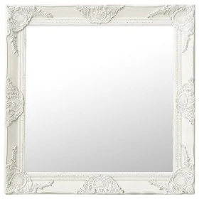 Espejo de pared estilo barroco blanco 60x60 cm de vidaXL, Espejos - Ref: Foro24-320332, Precio: 68,51 €, Descuento: %