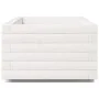 Jardinera de madera maciza de pino blanco 90x40x26,5 cm de vidaXL, Maceteros y jardineras - Ref: Foro24-847334, Precio: 80,02...