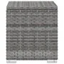 Tumbona con cojín y mesita de ratán sintético gris by vidaXL, Loungers - Ref: Foro24-317113, Price: 243,95 €, Discount: %