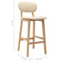 Taburetes de cocina 2 unidades tela color crema de vidaXL, Taburetes de cocina - Ref: Foro24-289369, Precio: 177,83 €, Descue...