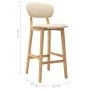 Taburetes de cocina 2 unidades tela color crema de vidaXL, Taburetes de cocina - Ref: Foro24-289369, Precio: 174,03 €, Descue...