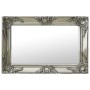 Espejo de pared estilo barroco plateado 60x40 cm de vidaXL, Espejos - Ref: Foro24-320330, Precio: 50,66 €, Descuento: %