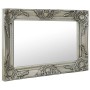 Espejo de pared estilo barroco plateado 60x40 cm de vidaXL, Espejos - Ref: Foro24-320330, Precio: 50,66 €, Descuento: %