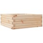 Jardinera de madera maciza de pino 60x60x23 cm de vidaXL, Maceteros y jardineras - Ref: Foro24-847188, Precio: 63,32 €, Descu...