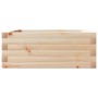 Jardinera de madera maciza de pino 60x60x23 cm de vidaXL, Maceteros y jardineras - Ref: Foro24-847188, Precio: 63,32 €, Descu...