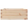 Jardinera de madera maciza de pino 60x60x23 cm de vidaXL, Maceteros y jardineras - Ref: Foro24-847188, Precio: 63,32 €, Descu...