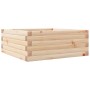 Jardinera de madera maciza de pino 60x60x23 cm de vidaXL, Maceteros y jardineras - Ref: Foro24-847188, Precio: 63,32 €, Descu...
