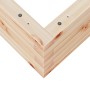 Jardinera de madera maciza de pino 60x60x23 cm de vidaXL, Maceteros y jardineras - Ref: Foro24-847188, Precio: 63,32 €, Descu...