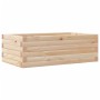 Jardinera de madera maciza de pino 70x40x23 cm de vidaXL, Maceteros y jardineras - Ref: Foro24-847218, Precio: 58,59 €, Descu...