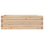 Jardinera de madera maciza de pino 70x40x23 cm de vidaXL, Maceteros y jardineras - Ref: Foro24-847218, Precio: 58,59 €, Descu...