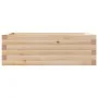 Jardinera de madera maciza de pino 70x40x23 cm de vidaXL, Maceteros y jardineras - Ref: Foro24-847218, Precio: 47,41 €, Descu...