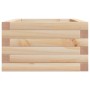 Jardinera de madera maciza de pino 70x40x23 cm de vidaXL, Maceteros y jardineras - Ref: Foro24-847218, Precio: 58,59 €, Descu...