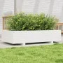 Jardinera de madera maciza de pino blanco 110x60x26,5 cm de vidaXL, Maceteros y jardineras - Ref: Foro24-847349, Precio: 107,...