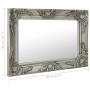 Espejo de pared estilo barroco plateado 60x40 cm de vidaXL, Espejos - Ref: Foro24-320330, Precio: 50,66 €, Descuento: %