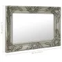 Espejo de pared estilo barroco plateado 60x40 cm de vidaXL, Espejos - Ref: Foro24-320330, Precio: 49,60 €, Descuento: %