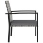 Sillas de comedor de jardín 4 unidades ratán sintético gris de vidaXL, Sillas de jardín - Ref: Foro24-317173, Precio: 138,42 ...