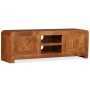 Mueble de TV madera maciza acabado miel 120x30x40 cm en Muebles TV | Comprar online en Foru.es