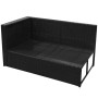 Set de sofás de jardín 8 piezas y cojines ratán sintético negro de vidaXL, Conjuntos de jardín - Ref: Foro24-42993, Precio: 6...