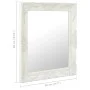 Espejo de pared estilo barroco blanco 50x60 cm de vidaXL, Espejos - Ref: Foro24-320316, Precio: 52,31 €, Descuento: %