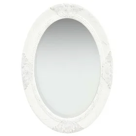 White baroque style wall mirror 50x70 cm by vidaXL, Mirrors - Ref: Foro24-320352, Price: 52,55 €, Discount: %