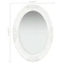 Espejo de pared estilo barroco blanco 50x70 cm de vidaXL, Espejos - Ref: Foro24-320352, Precio: 52,55 €, Descuento: %