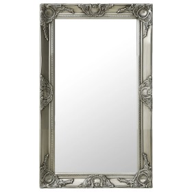 Espejo de pared estilo barroco plateado 50x80 cm de vidaXL, Espejos - Ref: Foro24-320322, Precio: 64,43 €, Descuento: %