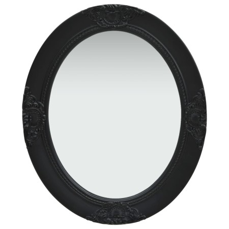 Espejo de pared estilo barroco negro 50x60 cm de vidaXL, Espejos - Ref: Foro24-320351, Precio: 59,24 €, Descuento: %