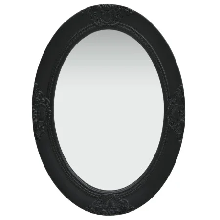 Espejo de pared estilo barroco negro 50x70 cm de vidaXL, Espejos - Ref: Foro24-320355, Precio: 48,29 €, Descuento: %