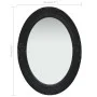 Espejo de pared estilo barroco negro 50x70 cm de vidaXL, Espejos - Ref: Foro24-320355, Precio: 48,29 €, Descuento: %
