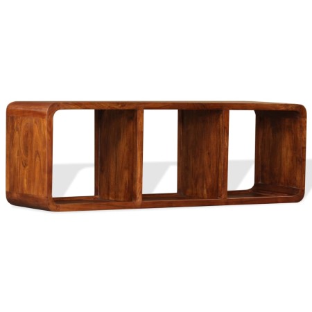 Mueble de TV madera maciza acabado miel 120x30x40 cm en Muebles TV | Comprar online en Foru.es