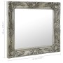 Espejo de pared estilo barroco plateado 60x60 cm de vidaXL, Espejos - Ref: Foro24-320334, Precio: 57,26 €, Descuento: %