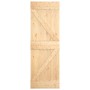 Puerta corredera con herrajes madera maciza de pino 70x210 cm de , Puertas - Ref: Foro24-3203157, Precio: 187,78 €, Descuento: %
