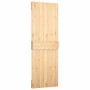 Puerta corredera con herrajes madera maciza de pino 70x210 cm de , Puertas - Ref: Foro24-3203157, Precio: 187,78 €, Descuento: %