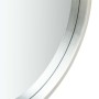 Espejo de pared con correa plateado 40 cm de vidaXL, Espejos - Ref: Foro24-320362, Precio: 34,36 €, Descuento: %