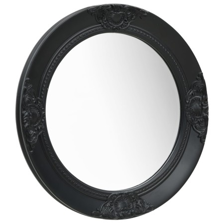 Espejo de pared estilo barroco negro 50 cm de vidaXL, Espejos - Ref: Foro24-320347, Precio: 51,10 €, Descuento: %