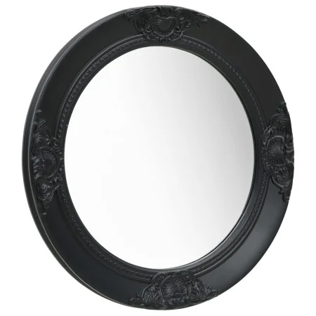 Espejo de pared estilo barroco negro 50 cm de vidaXL, Espejos - Ref: Foro24-320347, Precio: 48,04 €, Descuento: %