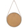 Espejo de pared con correa plateado 40 cm de vidaXL, Espejos - Ref: Foro24-320362, Precio: 34,36 €, Descuento: %