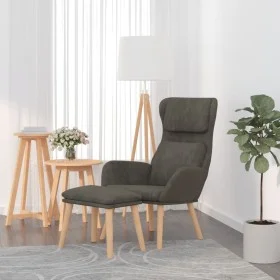 Entspannungssessel mit dunkelgrauem Samthocker von , Sessel - Ref: Foro24-3097821, Preis: 143,88 €, Rabatt: %