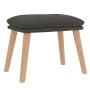 Entspannungssessel mit dunkelgrauem Samthocker von , Sessel - Ref: Foro24-3097821, Preis: 143,88 €, Rabatt: %