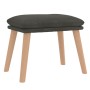 Sillón de relax con taburete terciopelo gris oscuro de , Sillones - Ref: Foro24-3097821, Precio: 146,40 €, Descuento: %