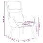 Entspannungssessel mit dunkelgrauem Samthocker von , Sessel - Ref: Foro24-3097821, Preis: 143,88 €, Rabatt: %