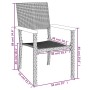 Juego de comedor de jardín 7 piezas ratán sintético negro de , Conjuntos de jardín - Ref: Foro24-3156685, Precio: 497,56 €, D...