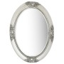 Espejo de pared estilo barroco plateado 50x70 cm de vidaXL, Espejos - Ref: Foro24-320354, Precio: 74,63 €, Descuento: %