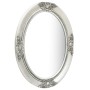 Espejo de pared estilo barroco plateado 50x70 cm de vidaXL, Espejos - Ref: Foro24-320354, Precio: 74,63 €, Descuento: %
