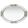 Espejo de pared estilo barroco plateado 50x70 cm de vidaXL, Espejos - Ref: Foro24-320354, Precio: 74,63 €, Descuento: %