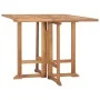 Mesa de comedor plegable para jardín madera de teca 90x90x75 cm de , Mesas de jardín - Ref: Foro24-315448, Precio: 174,94 €, ...
