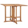 Mesa de comedor plegable para jardín madera de teca 90x90x75 cm de , Mesas de jardín - Ref: Foro24-315448, Precio: 184,89 €, ...