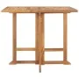 Mesa de comedor plegable para jardín madera de teca 90x90x75 cm de , Mesas de jardín - Ref: Foro24-315448, Precio: 174,94 €, ...