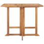 Mesa de comedor plegable para jardín madera de teca 90x90x75 cm de , Mesas de jardín - Ref: Foro24-315448, Precio: 184,89 €, ...