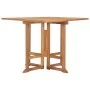 Mesa de comedor plegable para jardín madera de teca 90x90x75 cm de , Mesas de jardín - Ref: Foro24-315448, Precio: 174,94 €, ...
